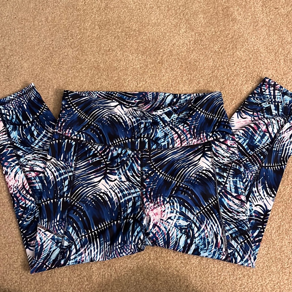 Tropical Print Leggings